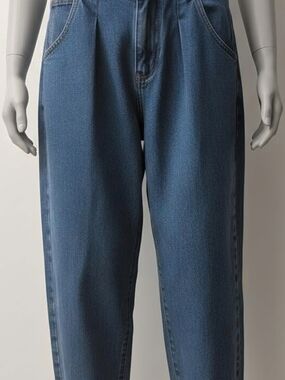 SHEIN Ladies Dark Blue Relaxed Jeans